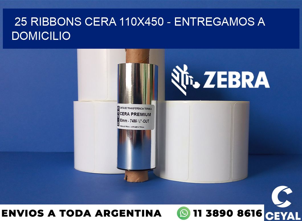 25 Ribbons cera 110x450 - entregamos a domicilio