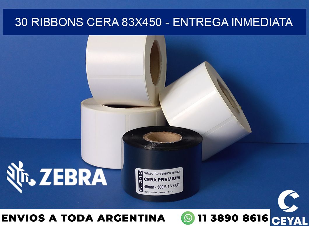 30 Ribbons cera 83x450 - Entrega inmediata