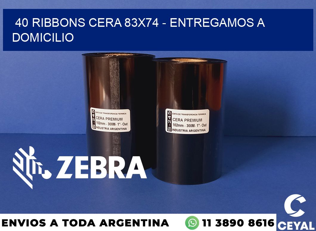 40 Ribbons cera 83x74 - entregamos a domicilio