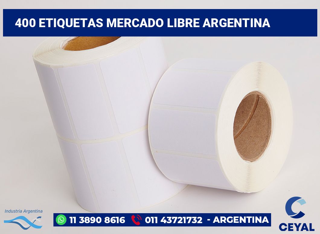 400 Etiquetas mercado libre argentina