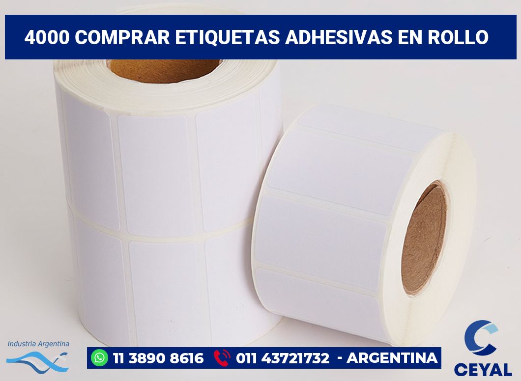 4000 Comprar etiquetas adhesivas en rollo