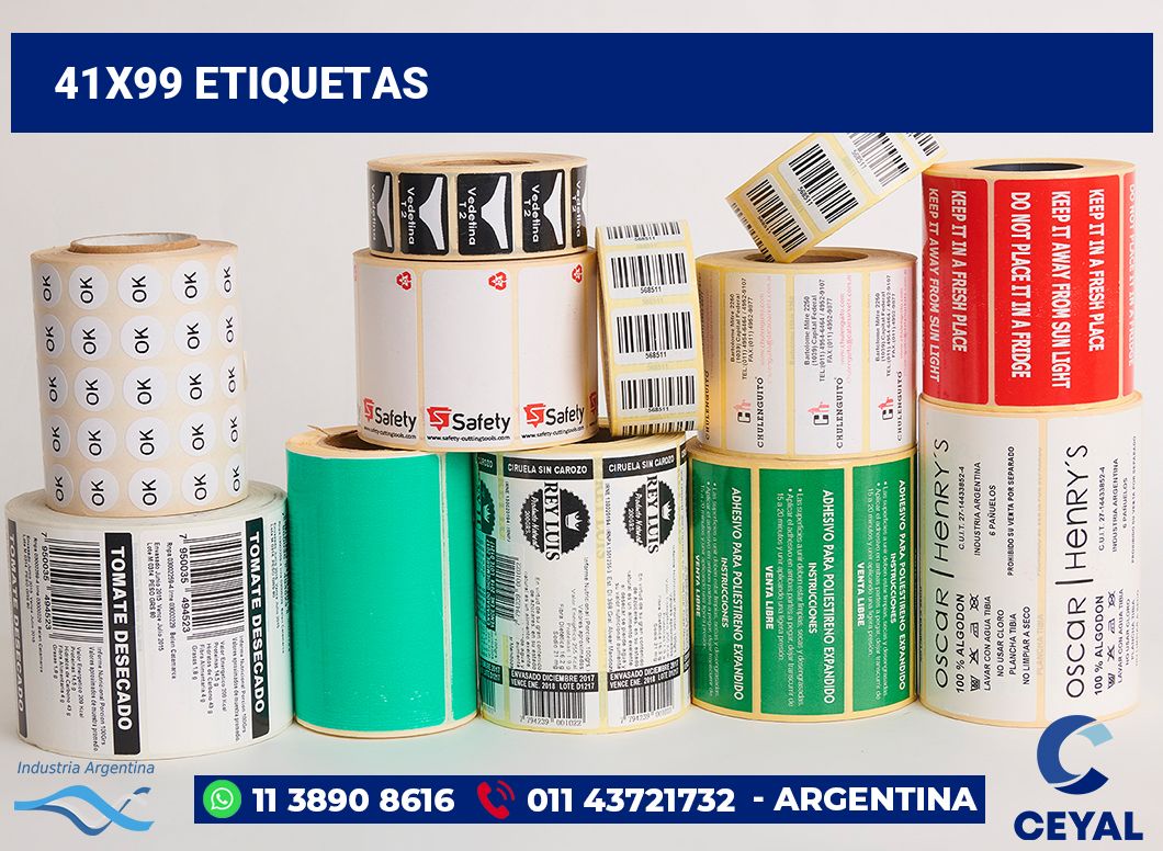 41x99 Etiquetas