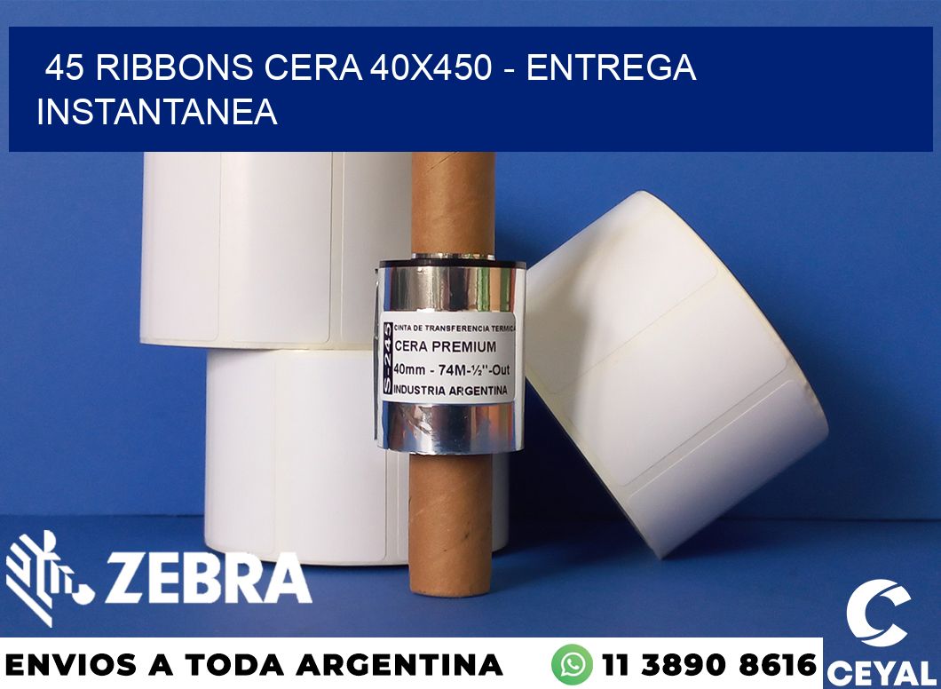 45 Ribbons cera 40x450 - entrega instantanea
