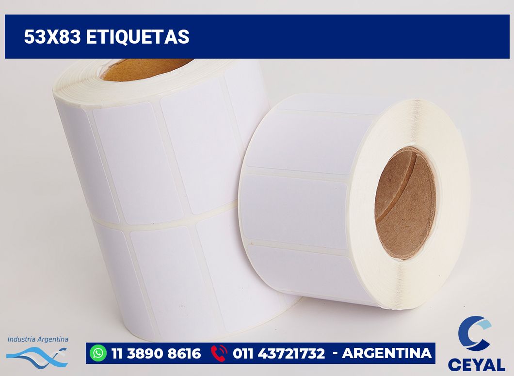 53x83 Etiquetas