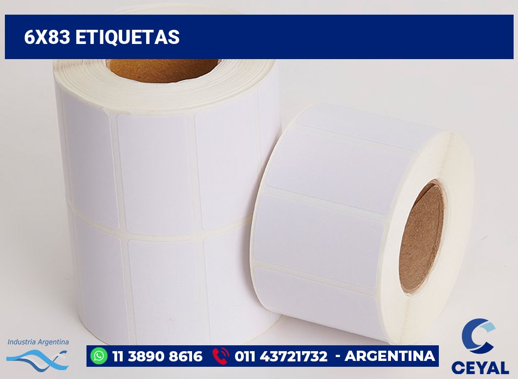 6x83 Etiquetas