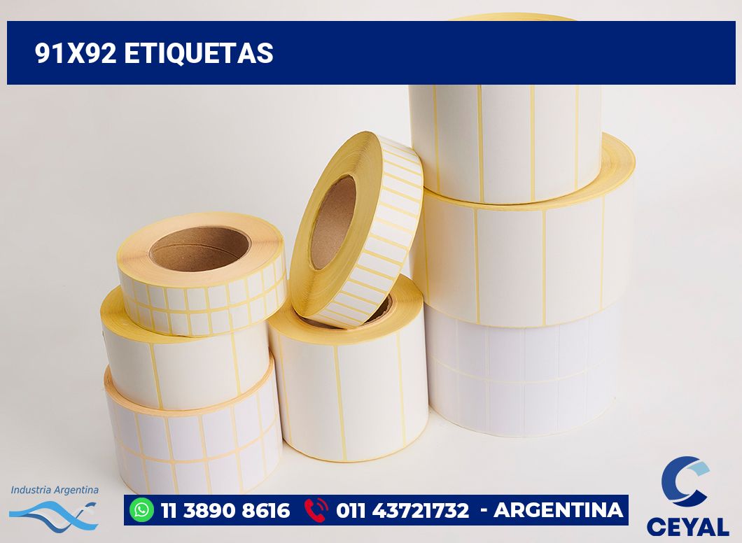 91x92 Etiquetas
