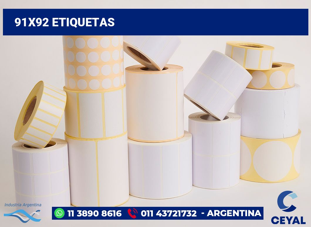 91x92 Etiquetas