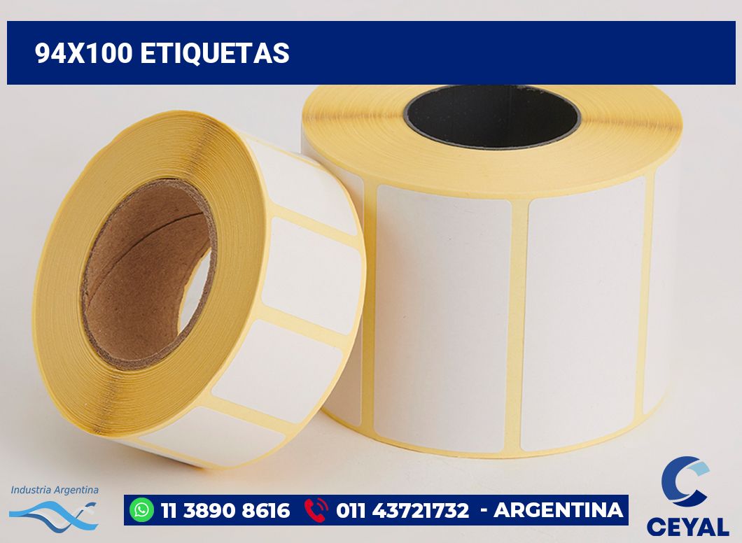 94x100 Etiquetas