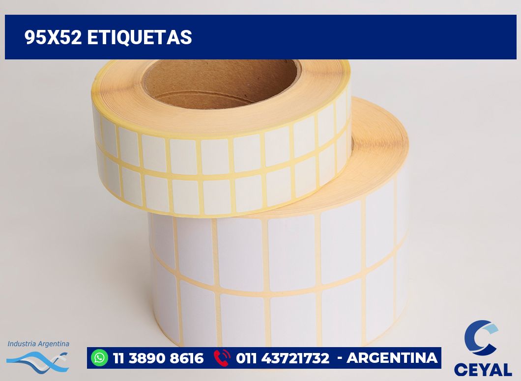 95x52 Etiquetas