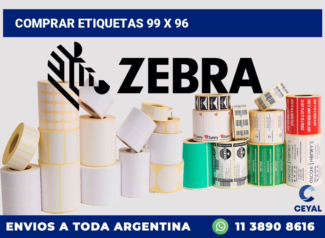 Comprar etiquetas 99 x 96