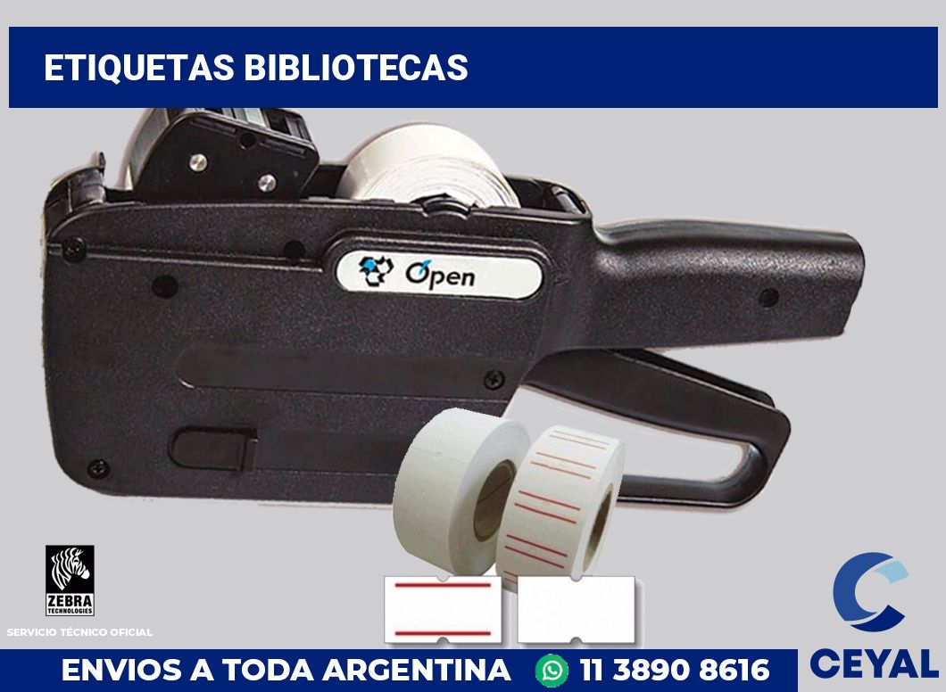 Etiquetas Bibliotecas