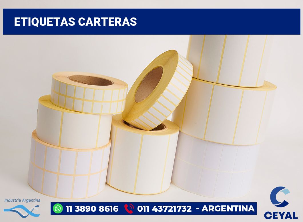Etiquetas carteras