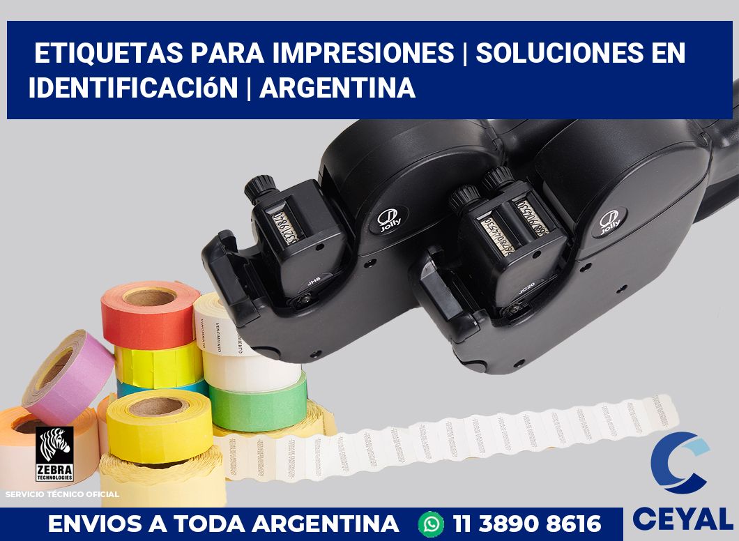 Etiquetas para impresiones | Soluciones en identificación | Argentina