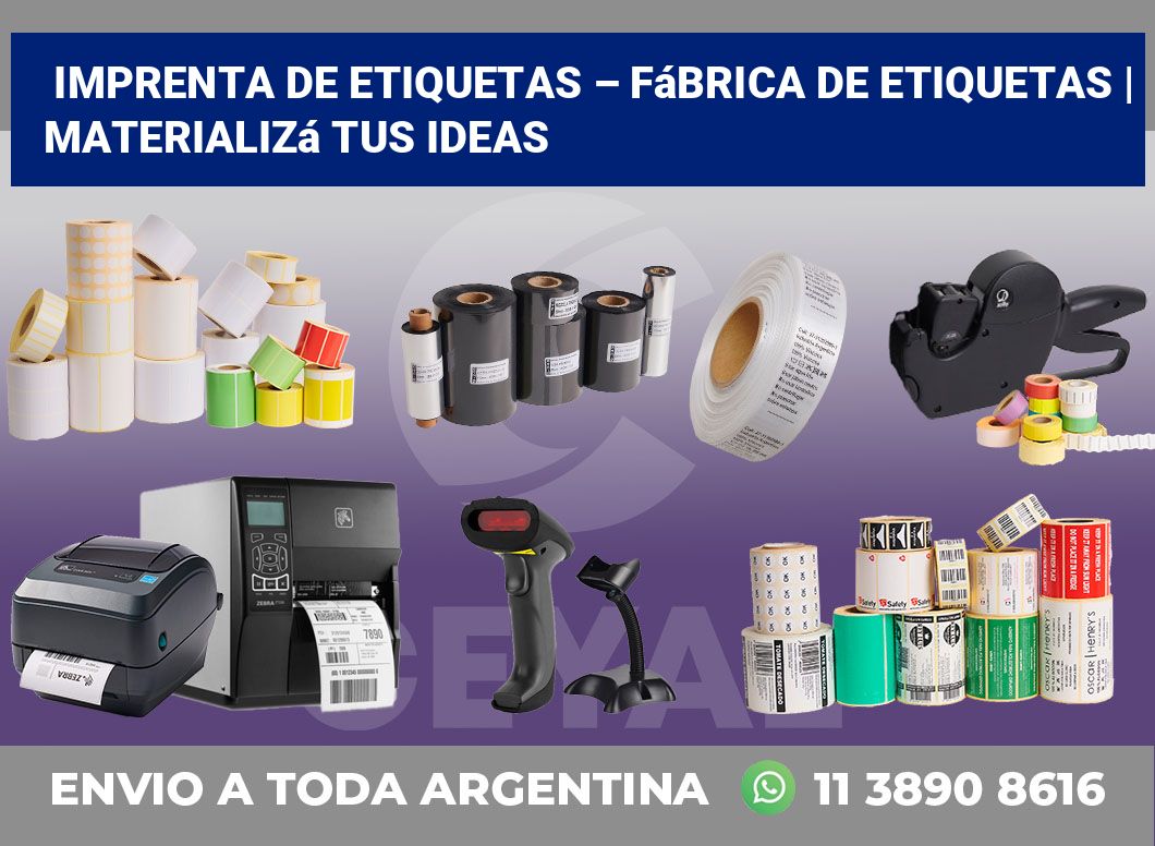 Imprenta de etiquetas – Fábrica de etiquetas | Materializá tus ideas