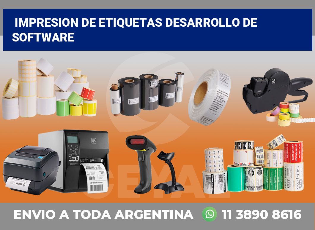 Impresion de etiquetas Desarrollo de software