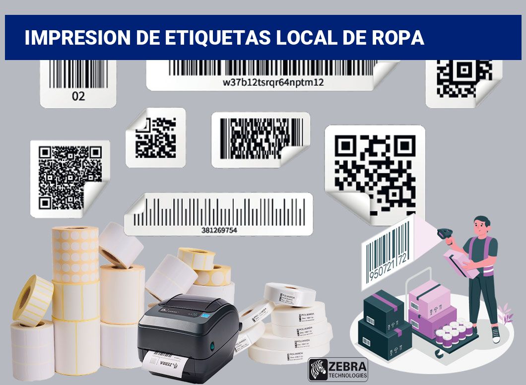 Impresion de etiquetas Local de ropa