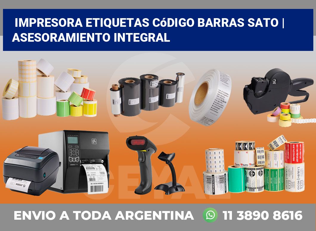Impresora etiquetas Código barras Sato | Asesoramiento integral