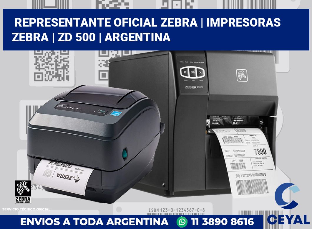Representante oficial Zebra | Impresoras Zebra | ZD 500 | Argentina