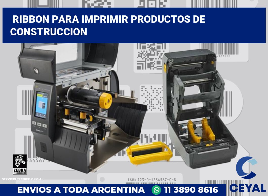 Ribbon para imprimir Productos de construccion