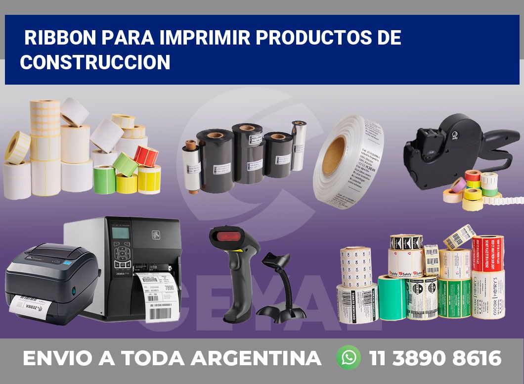 Ribbon para imprimir Productos de construccion
