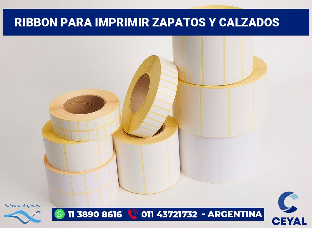Ribbon para imprimir Zapatos y calzados