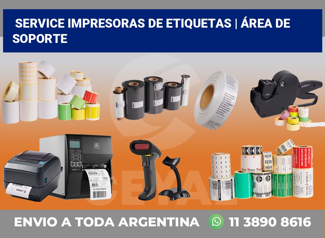 Service impresoras de etiquetas | Área de soporte