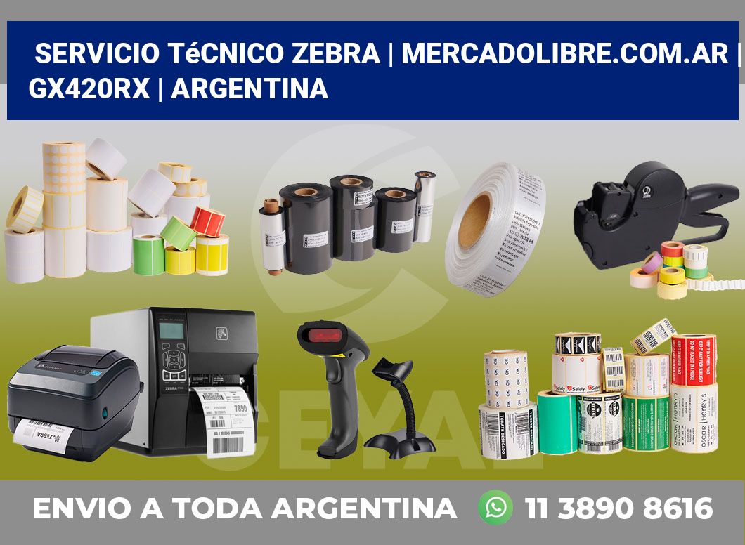 Servicio Técnico Zebra | MercadoLibre.com.ar | GX420Rx | Argentina