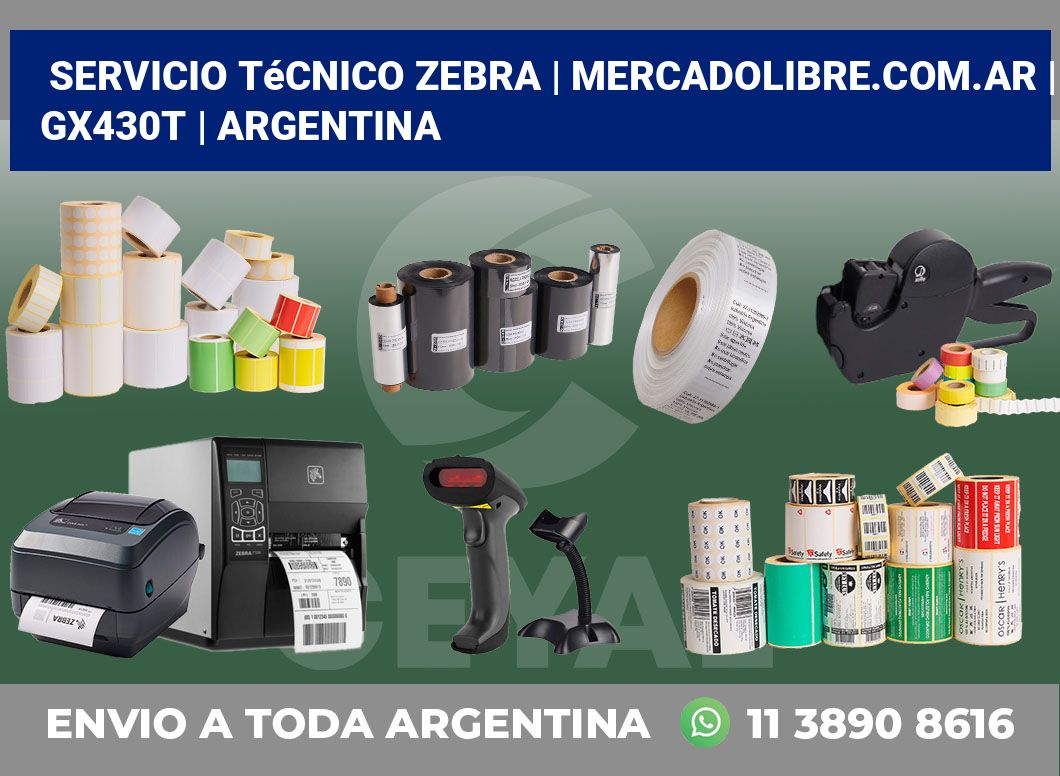Servicio Técnico Zebra | MercadoLibre.com.ar | GX430t | Argentina