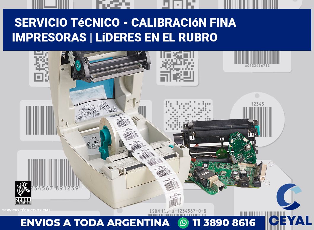Servicio técnico - calibración fina impresoras | Líderes en el rubro