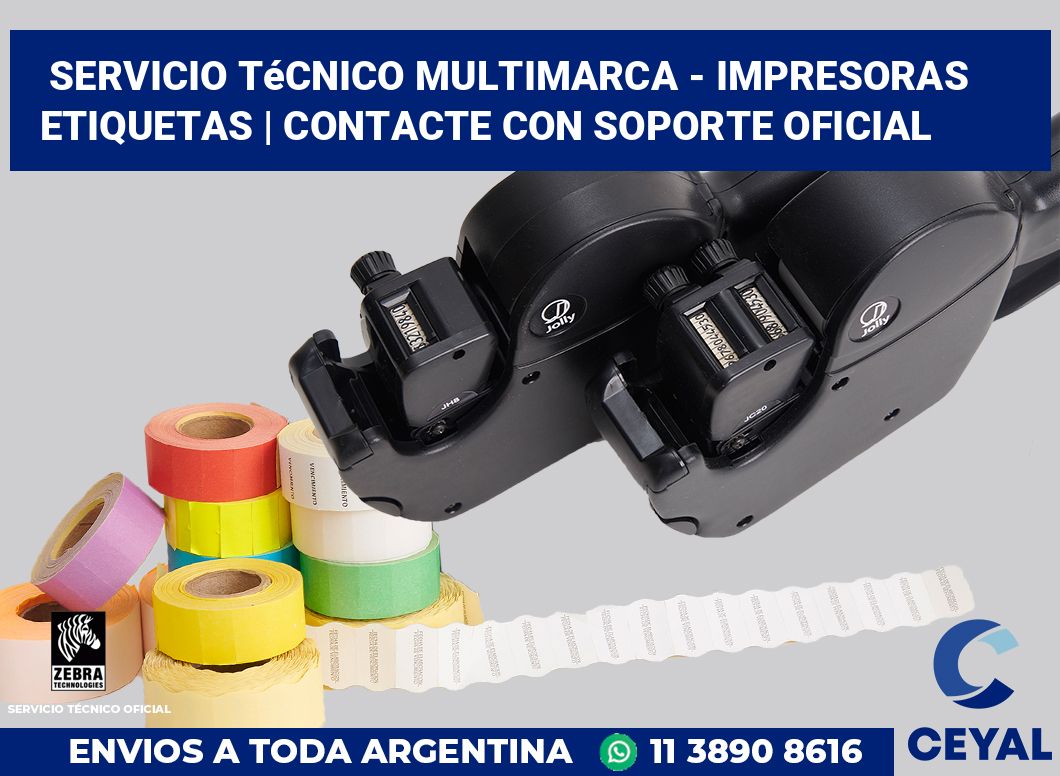Servicio técnico multimarca - impresoras etiquetas | Contacte con soporte oficial