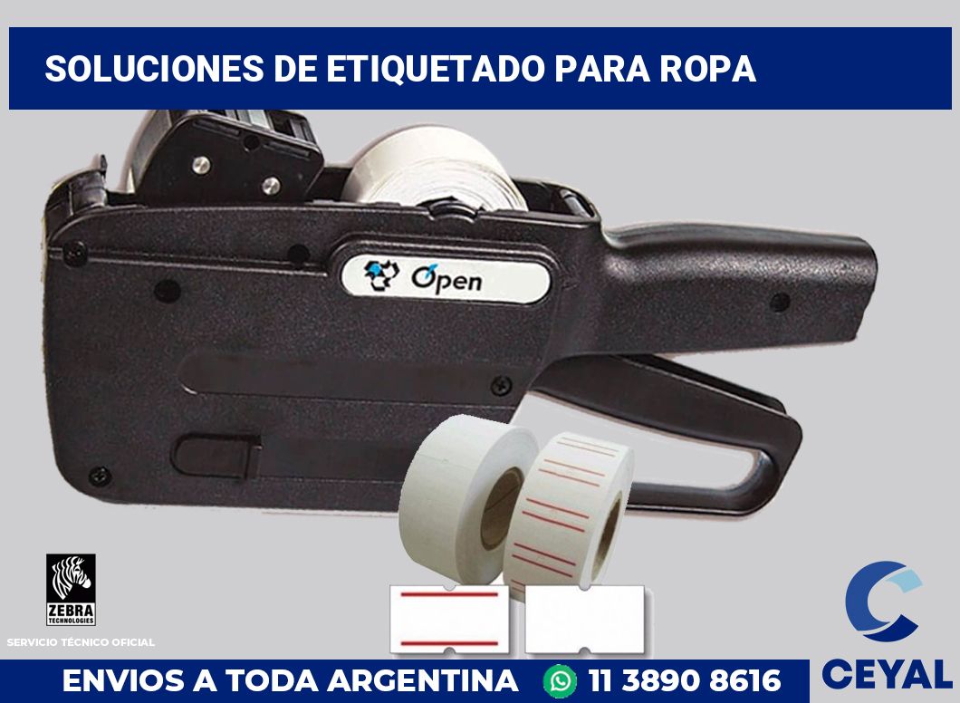 Soluciones de Etiquetado para ropa