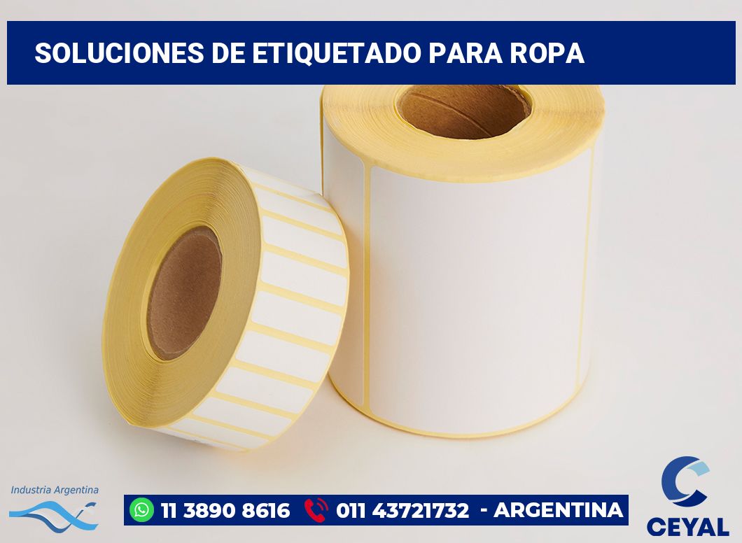 Soluciones de Etiquetado para ropa