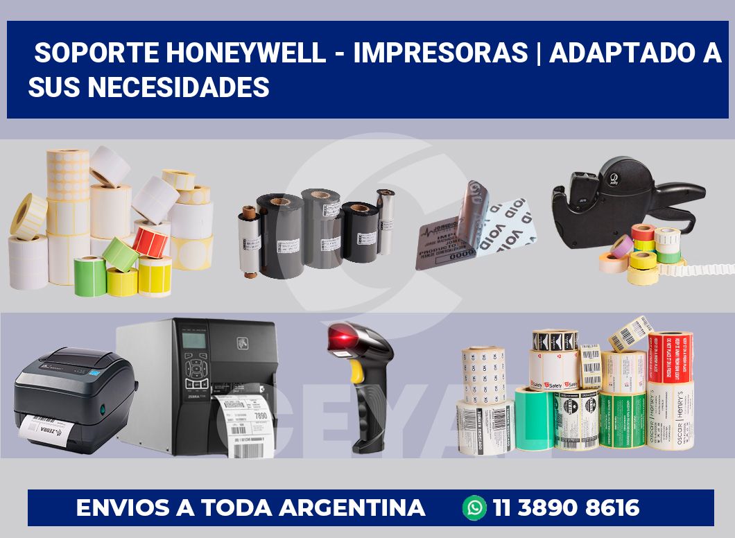 Soporte Honeywell – impresoras | Adaptado a sus necesidades