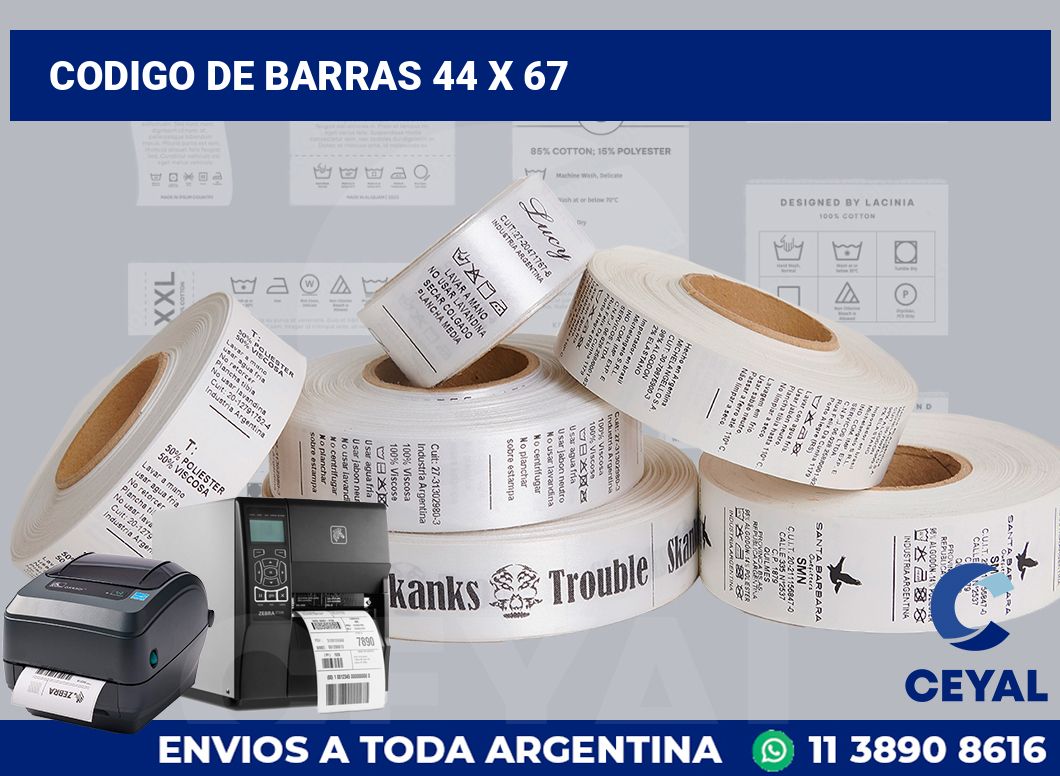 codigo de barras 44 x 67