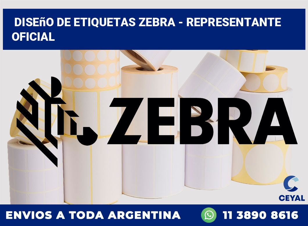 diseño de etiquetas zebra – Representante oficial