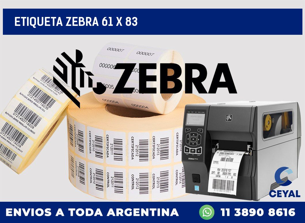 etiqueta zebra 61 x 83
