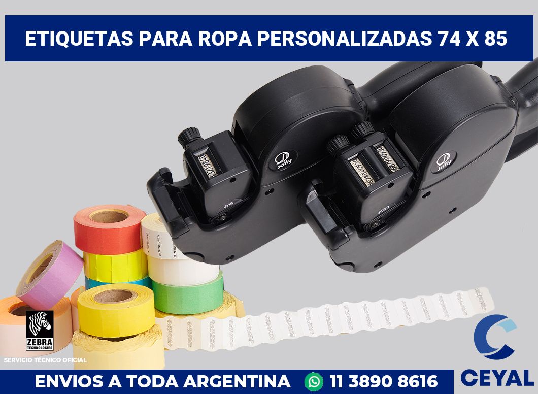 etiquetas para ropa personalizadas 74 x 85