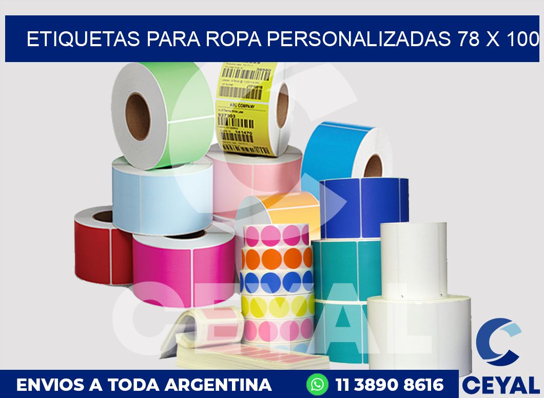 etiquetas para ropa personalizadas 78 x 100