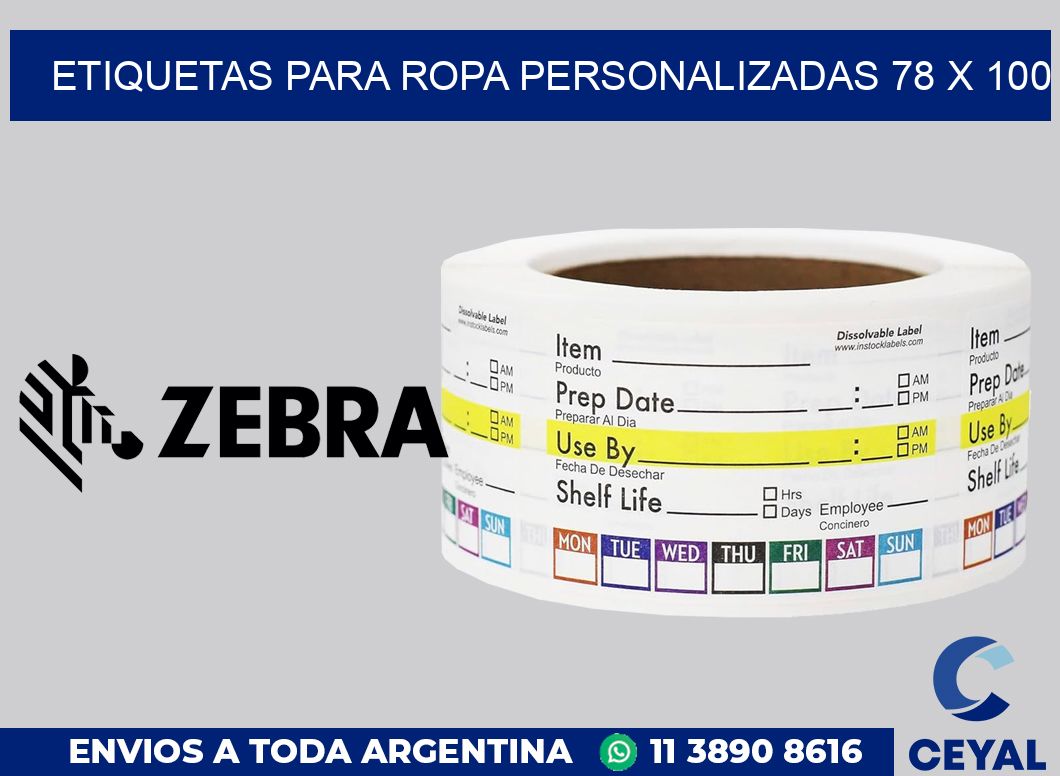 etiquetas para ropa personalizadas 78 x 100