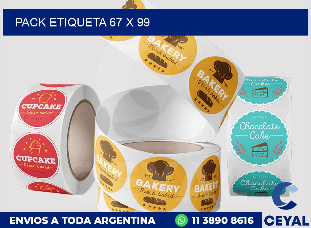 pack etiqueta 67 x 99