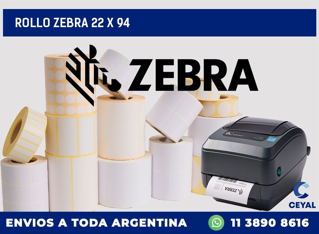 rollo zebra 22 x 94