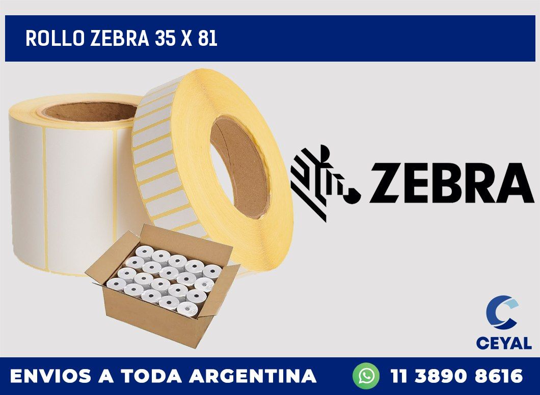 rollo zebra 35 x 81