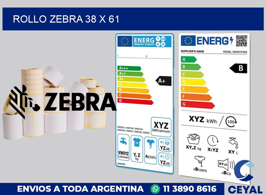 rollo zebra 38 x 61