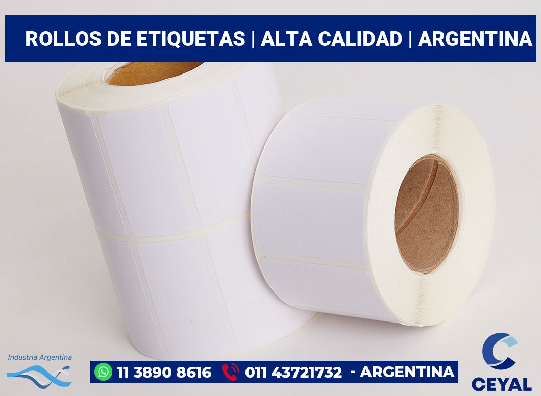 rollos de etiquetas | Alta calidad | Argentina