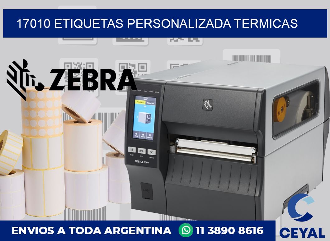 17010 etiquetas personalizada termicas