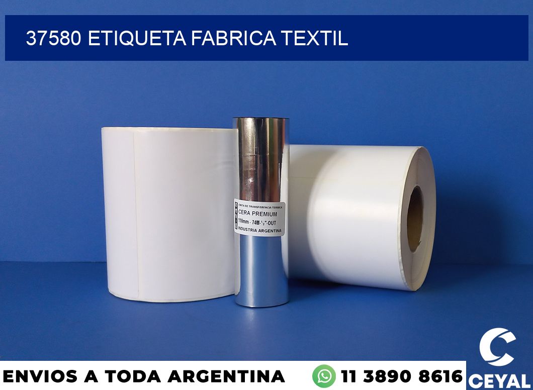 37580 etiqueta fabrica textil