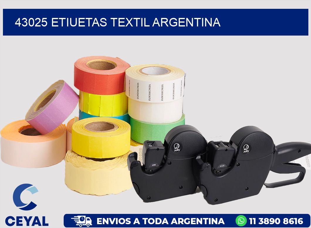43025 etiuetas textil argentina