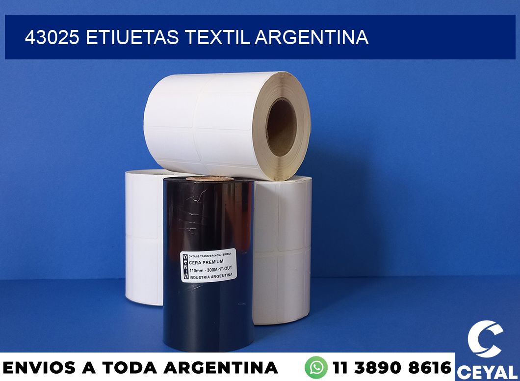 43025 etiuetas textil argentina