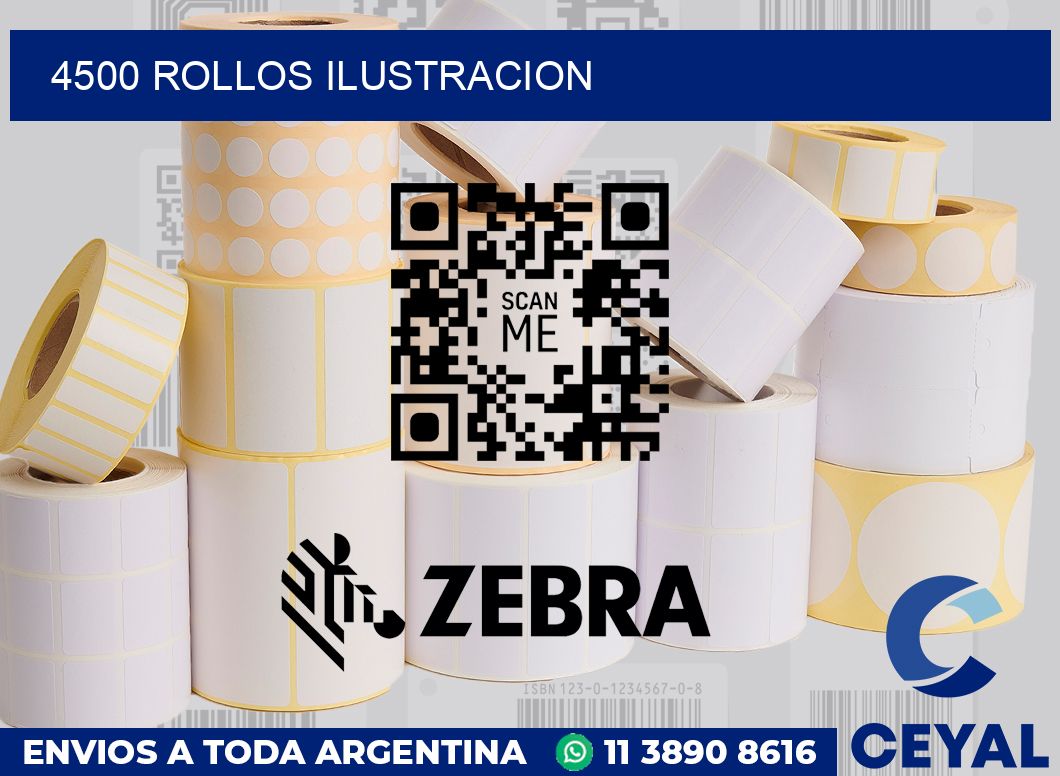 4500 Rollos ilustracion