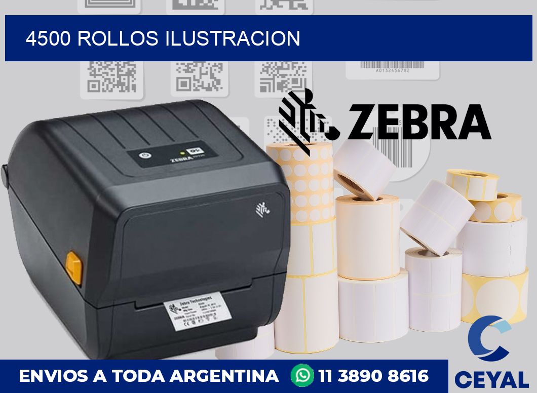 4500 Rollos ilustracion